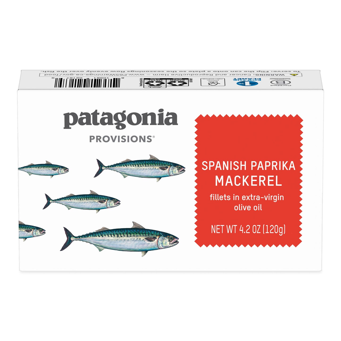 PATAGONIA Spanish Paprika Mackerel - Tinned Fish