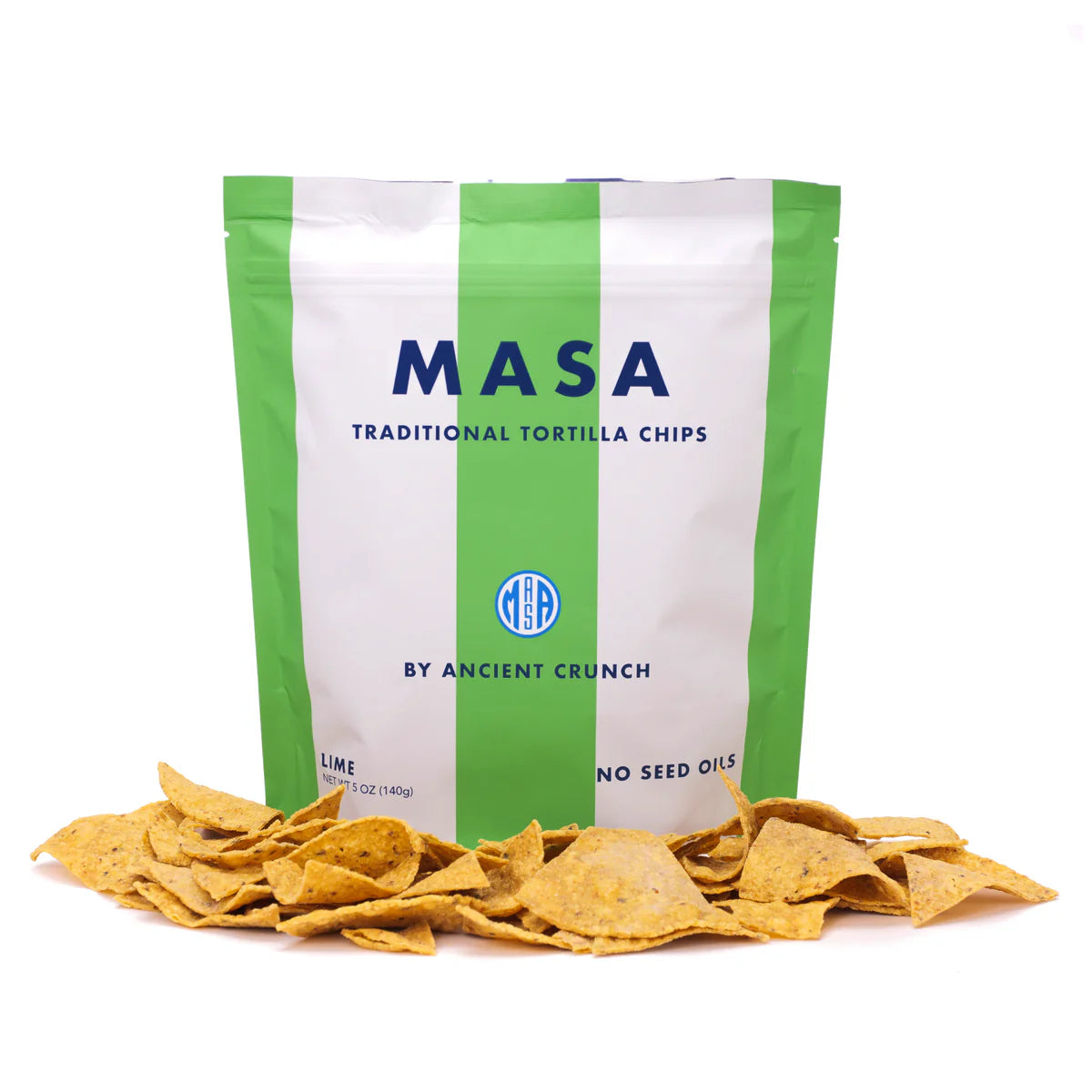 MASA Tortilla Chips - LIME 5OZ BAG