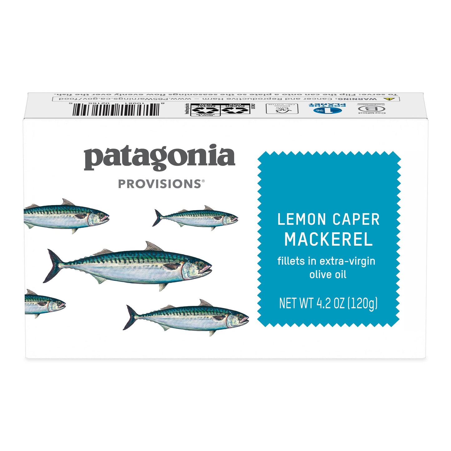 Lemon Caper Mackerel - Tinned Fish