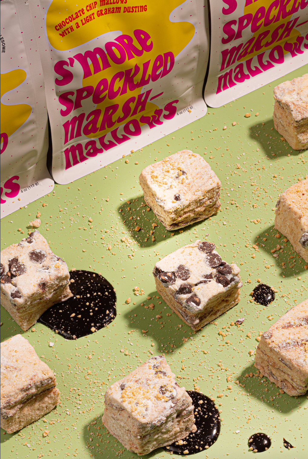 S'more Speckled Marshmallows - Handmade / Wholesome / Snack