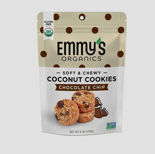 Emmy’s Organics Coconut Cookies- Chocolate Chip