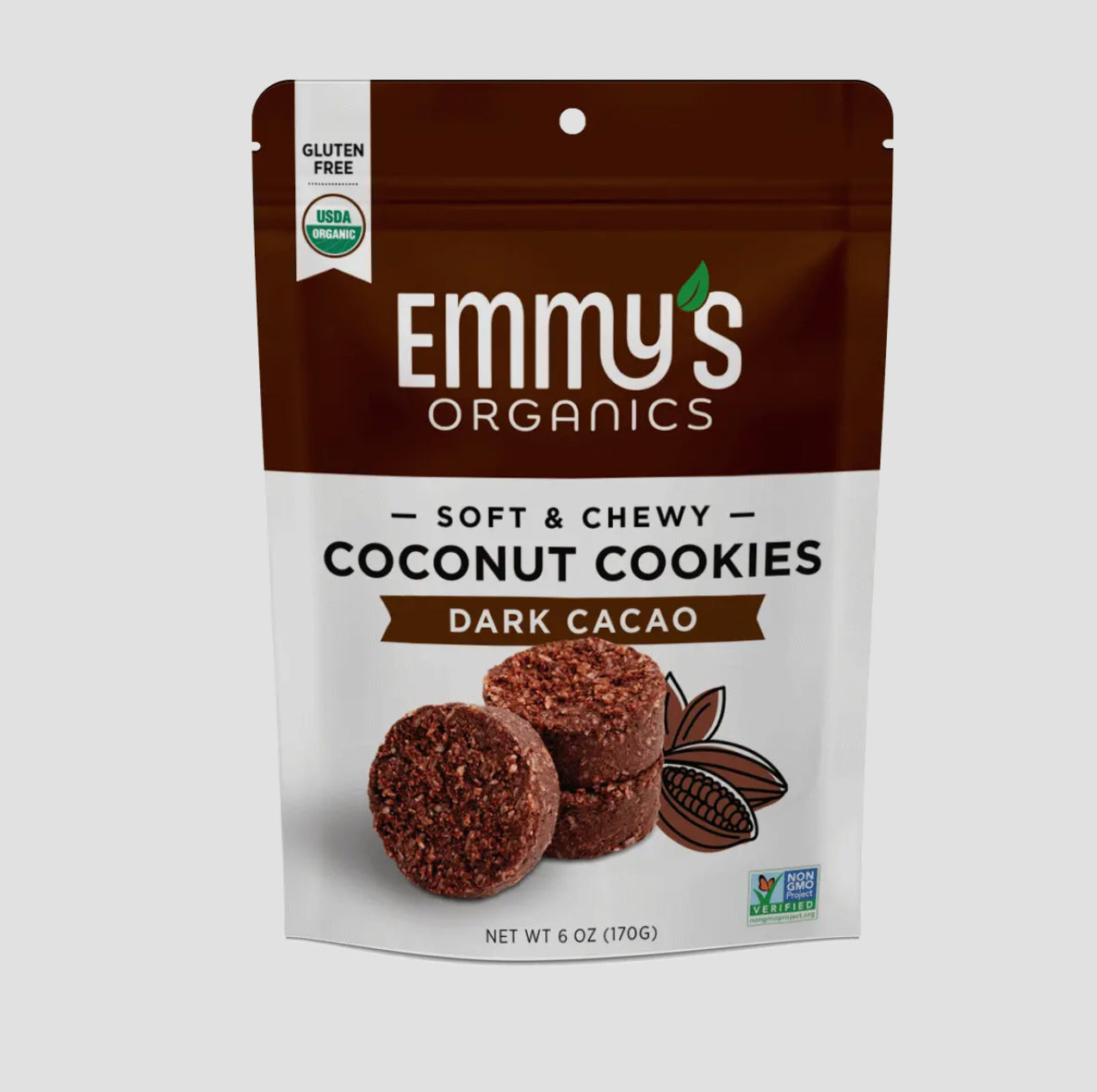 Emmy’s Organics Coconut Cookies- Dark Cacao