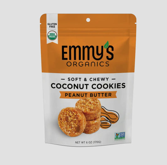 Emmy’s Organics Coconut Cookies - Peanut Butter