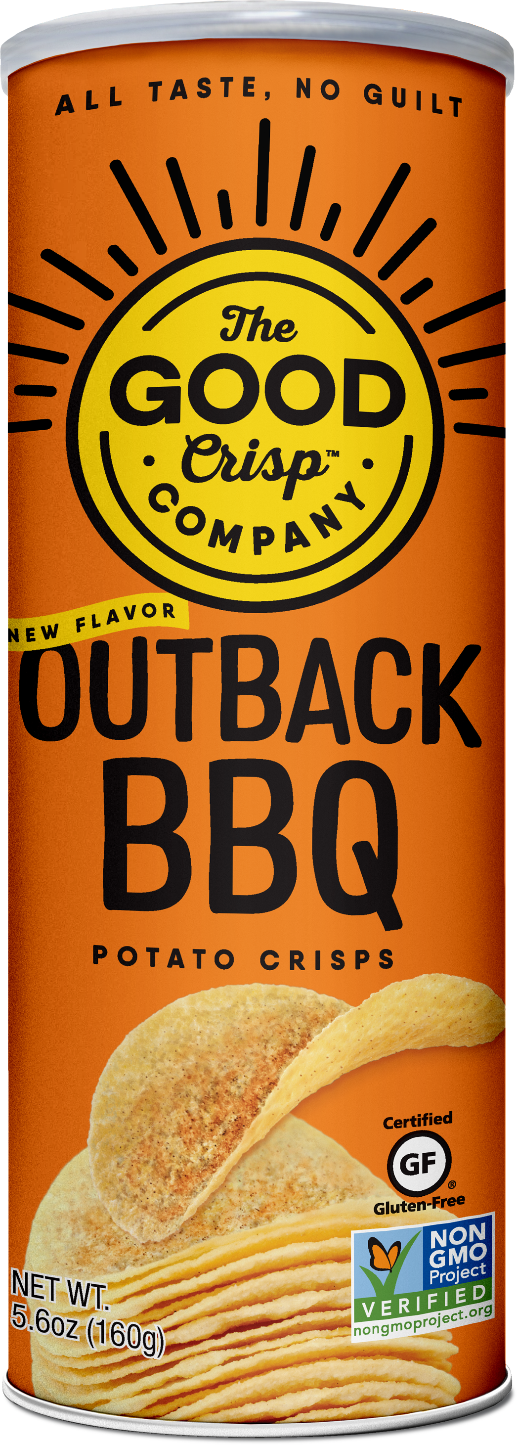 The Good Crisp Company Outback BBQ Chips - 5.6oz Can