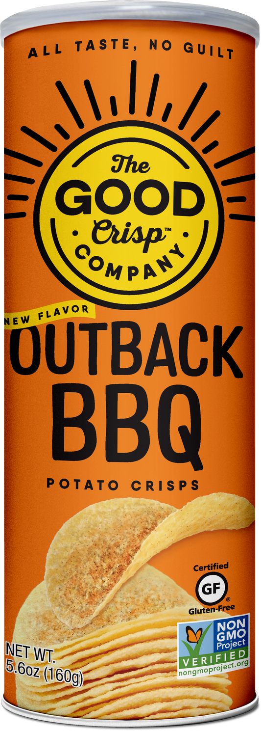 The Good Crisp Company Outback BBQ Chips - 5.6oz Can