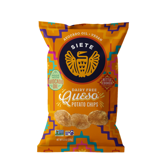 Siete Queso Flavored Kettle Cooked Potato Chips 5.5oz