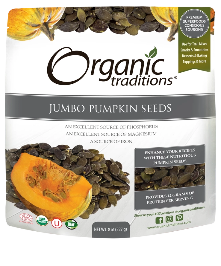 Organic Traditions Pumpkin Seeds 8oz